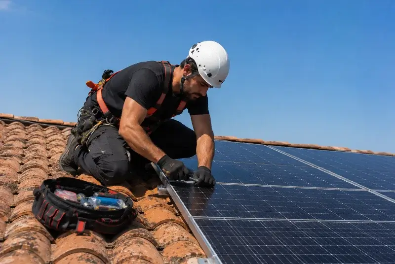 Maintenance et monitoring de panneaux solaires à Gensac