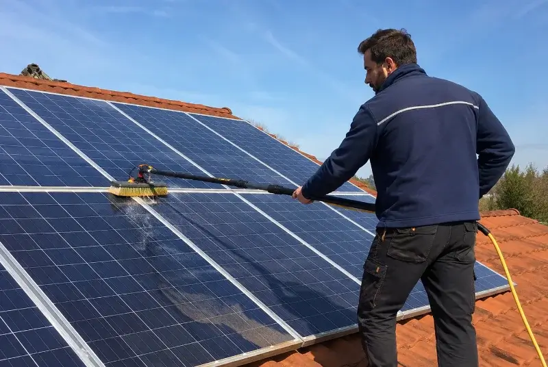 Nettoyage et entretien de panneaux solaires à Gensac